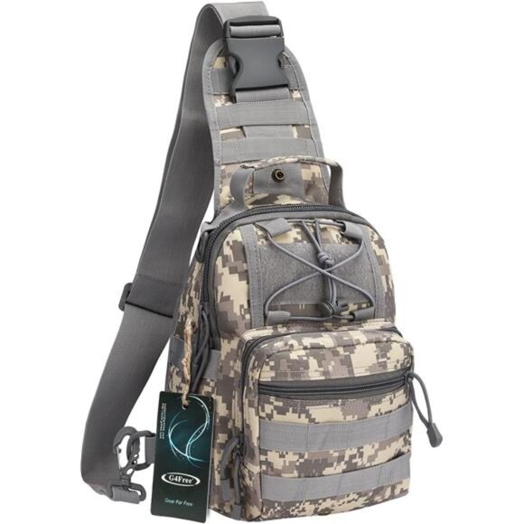 Tactical Bag Backpack, Camo Grey